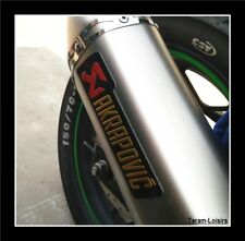 Autocollant Aluminium Haute Température AKRAPOVIC pour Silencieux Moto Quad NEUF