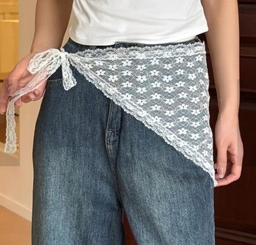Foulard dentelle blanc femme - foulard,