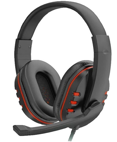 Casque gaming filaire noir - casque,