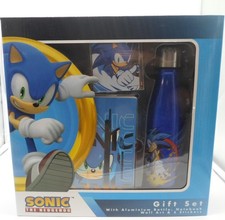 SONIC THE HEDGHOG COFFRET BOUTEILLE ISOTHERME / GOURDE + CARNET ETC NEUF