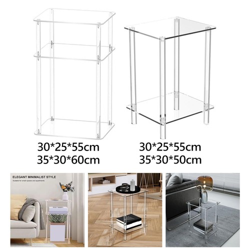 Table chevet transparente - table,