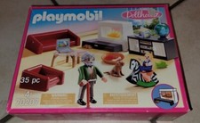 Playmobil - 70207 - Dollhouse - Salon Avec Cheminée - Neuf