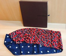 Foulard snood en soie à pois