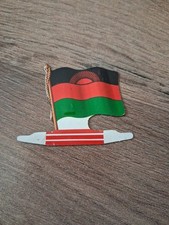 PLAQUE METAL DRAPEAU BISCUITS