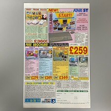Atari 520ST-E Start Paquet Tenstar Jeux 1040ST-E 1992 Vintage Rétro Annonce