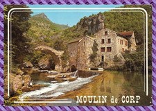 Carte postale moulin du - du, corp