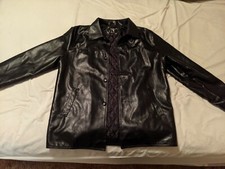 Emporio Men's Leather Jacket Size XXL New Without Tags Made in Italy