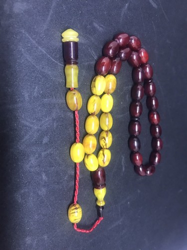 Amber misbaha tasbih prayer - misbaha,