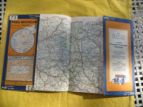 Ancienne carte michelin 73 - ancienne,