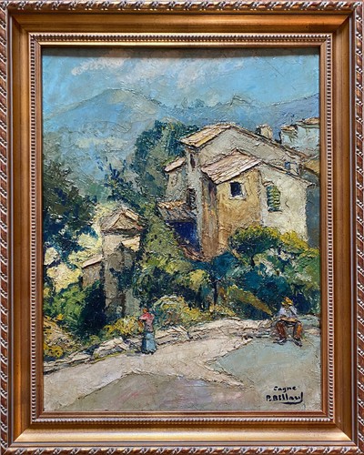 Tableau vielles maisons - maisons, à