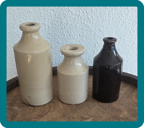 Lot bouteilles anciennes - de, 3