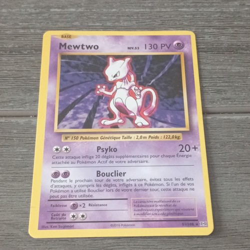Pokémon jcc mewtwo 108 - pokémon, 130