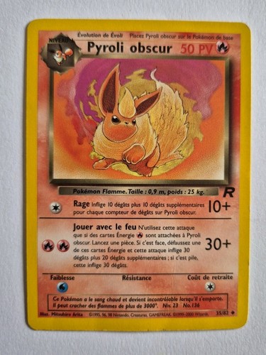 Carte pokemon pyroli - carte,