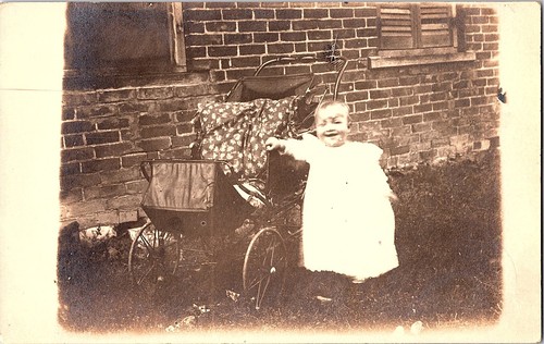 Carte postale réelle antique - carte,