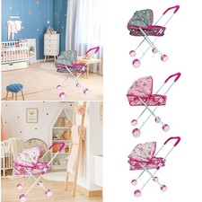 Poussette de poupée pratique pour enfants, jouet pour enfants, jeu de rôle à