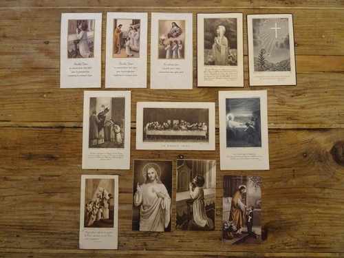 Lot images pieuses - de,
