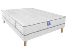 Ensemble matelas sardem belle literie diadème + sommier tapissier 160x200
