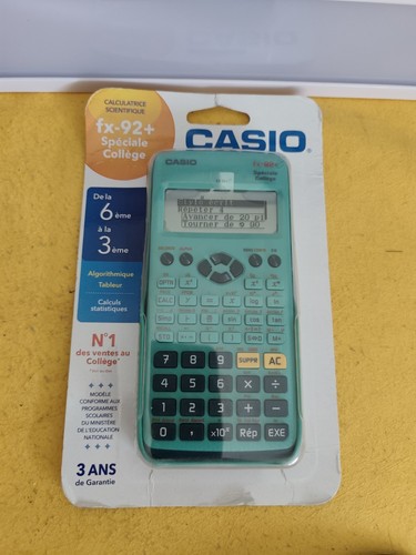 Casio 92 spéciale - fx-92+,