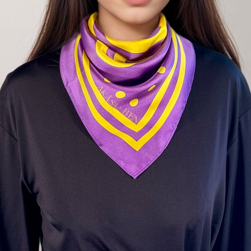 Foulard carré soie 100 - carré, 100%
