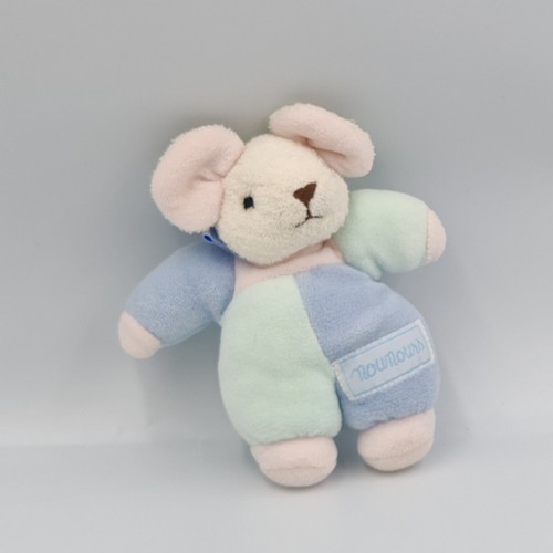 Doudou souris rose - , bleu