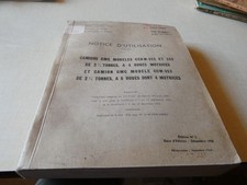Notice d'utilisation CAMIONS GMC modèles CCKW-352 & 353 & CCW-353 - MAT 3294