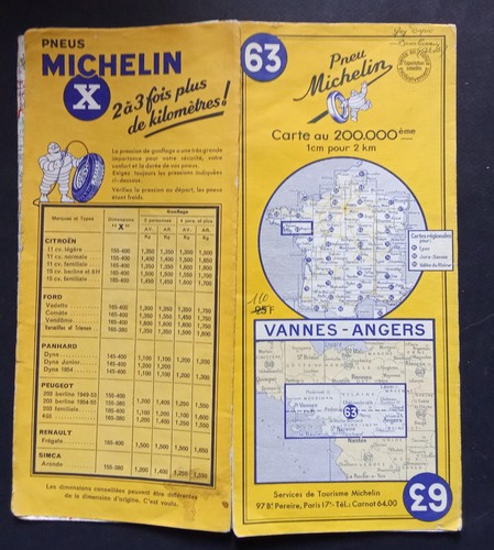 Carte michelin vannes - vannes,