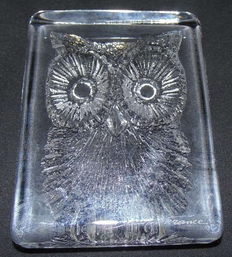 Presse papier hibou - papier, ou