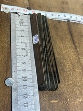 mètre en cuivre outil ancien