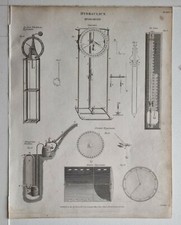 1820 Imprimé Hydrauliques KATER'S Hygromètre Hongrois À De LUC'S OS De Baleine