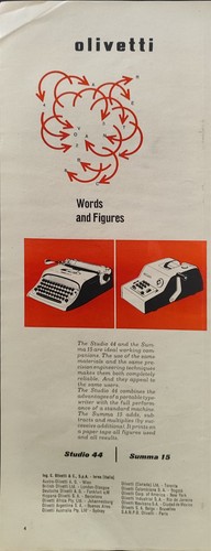 Olivetti publicité machine - publicité, À