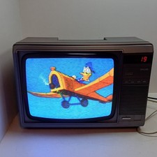 Philips 14CT2206 /20S Vintage Color Television CRT TESTED RF-in ONLY 14" 1985