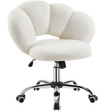 Fauteuil de Coiffeuse Chaise Bureau avec Dossier en Nuage