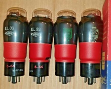 Matched quartet EL33 6M6G
