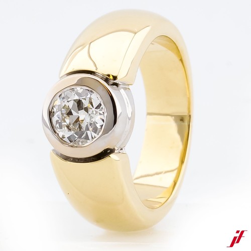 Anneau solitaire 750 18k - solitaire, or