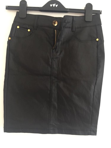 Mini jupe été noire femme