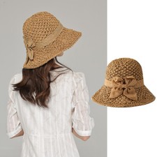 Femme Paille Chapeau Soleil