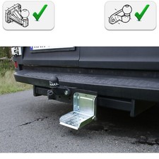 Universel Marchepied arrière pliant 83 mm pour d'attelage de remorque