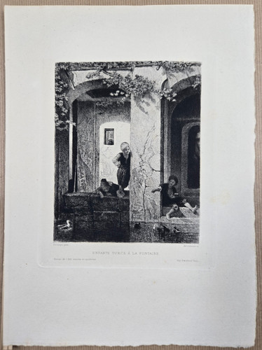 Eau forte 1898 - ,, d'après