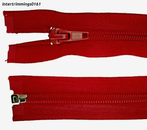 Fermetures éclair zip rouge - Éclair,
