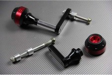 Tampons / Roulettes de Protection Couleur Rouge KAWASAKI ER6 N ER-6 2009-2011