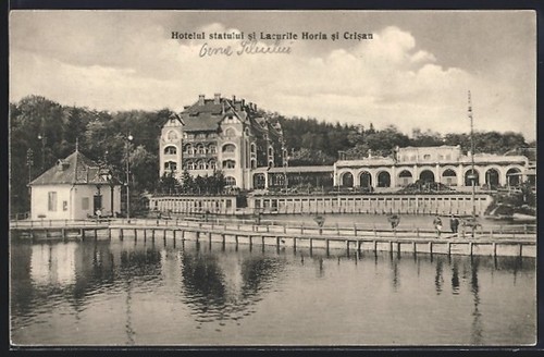 Carte postale baia ocna - carte, bad