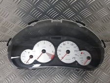 Bloc compteur 1 fiche - compte tour t° eau / huile - Peugeot 206 HDI 9659729080