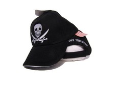 Noir Calico Jack Rackham Surrender The Boots Pirate Casquette Baseball ( Ruf )
