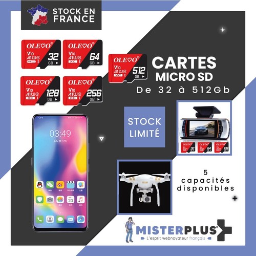Carte micro 512 gb de - carte, 32
