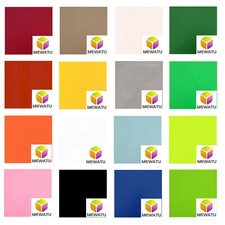 Nappe En Vinyle UNI Couleur Unie Taille Au Choix Rectangulaire Ronde Ovale