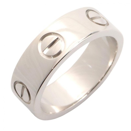 Bague cartier love blanc - cartier, or