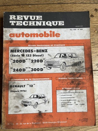Revue technique mercedes 200 - technique,
