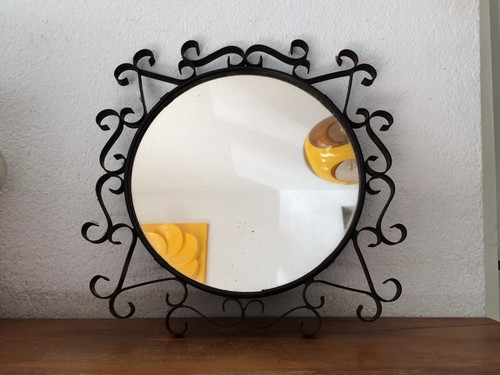 Miroir soleil metal - soleil,