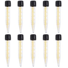  10 Pcs Tube Essai Verre Tubes