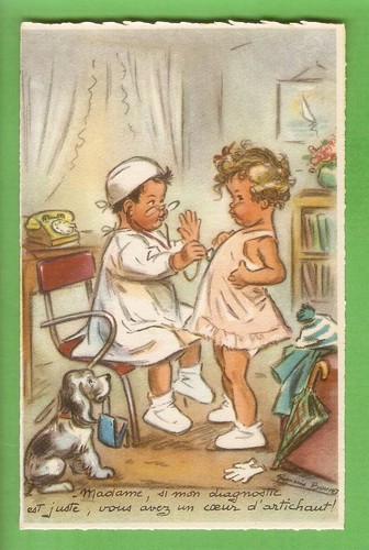 Germaine bouret carte postale - germaine,